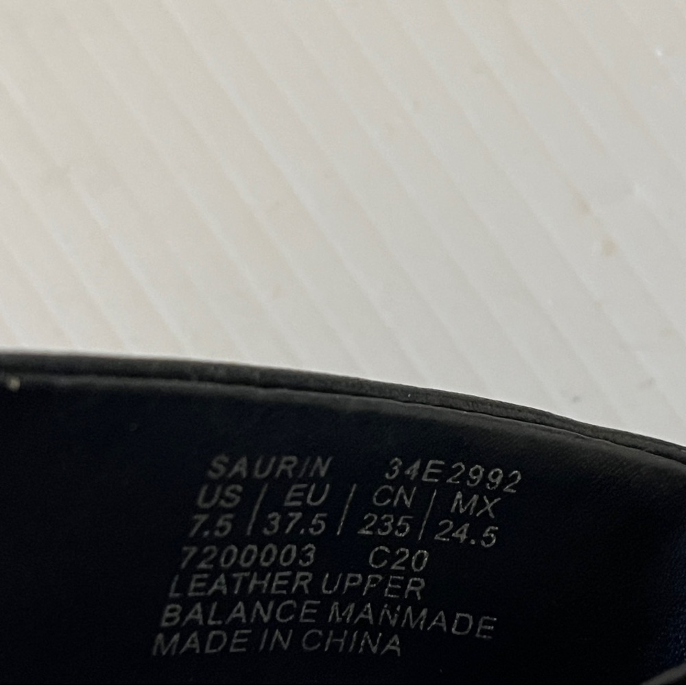 Calvin Klein Saurin Black Asymmetrical Open Toe CK Logo Plate Sandal 7.5 - Picture 4 of 12
